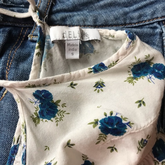 Delias Floral Tank Top Size S - Picture 6 of 7